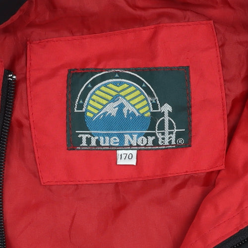 True North Red Puffer Jacket Unisex Size 170
