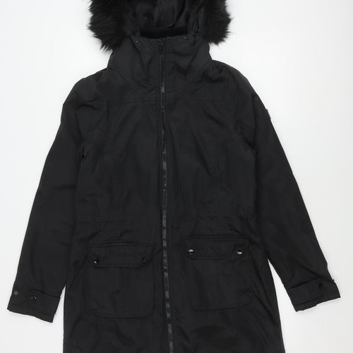 Regatta Women's Black Parka Coat Size 14