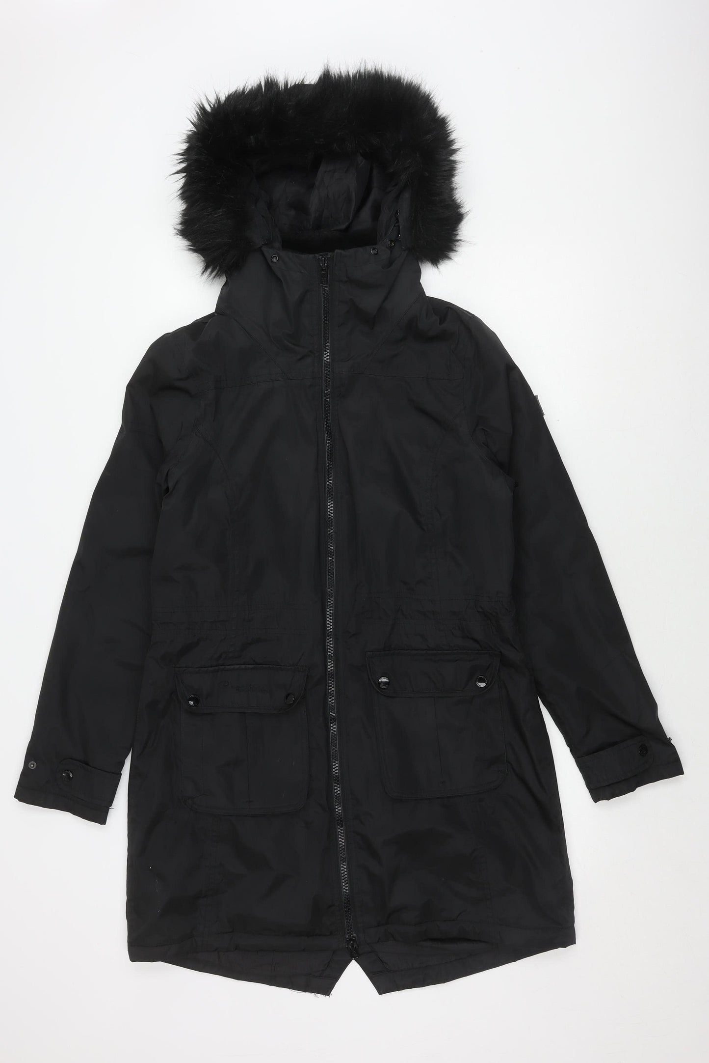Regatta Women's Black Parka Coat Size 14