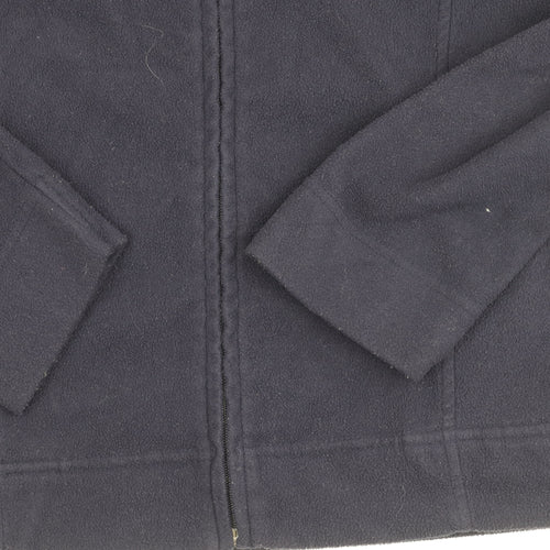 Isle Essentials Women's Blue Fleece Jacket Size M