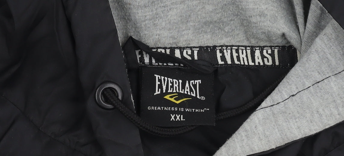 Everlast Men's Black 2XL Windbreaker Jacket