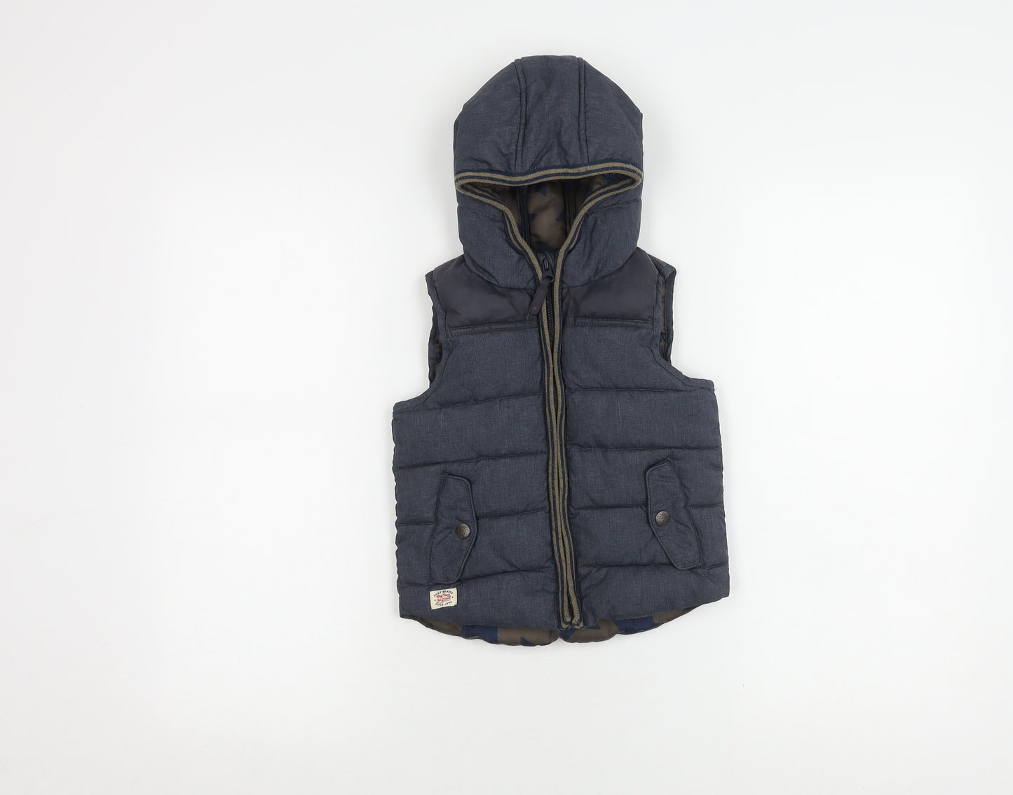 Next Boys' Hooded Puffer Jacket 2-3 Years Polyester