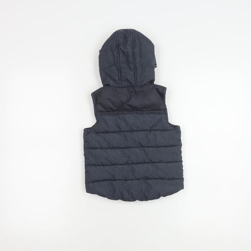 Next Boys' Hooded Puffer Jacket 2-3 Years Polyester