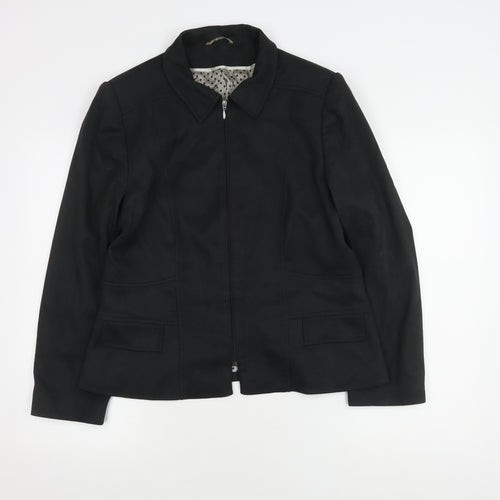 Gianfranco O'Connell Women's Black Jacket Size 16