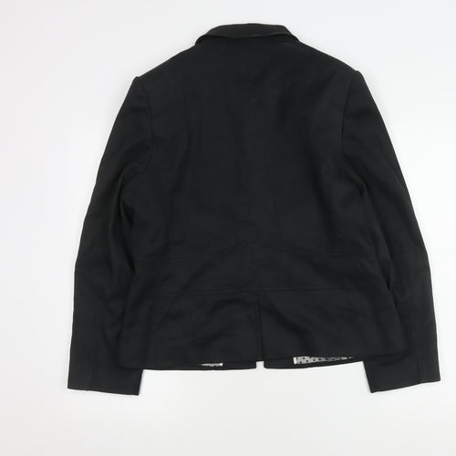 Gianfranco O'Connell Women's Black Jacket Size 16