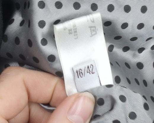 Gianfranco O'Connell Women's Black Jacket Size 16