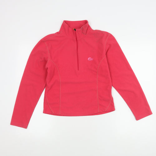 Lowe Alpine Women’s Pink Henley Sweatshirt Size S