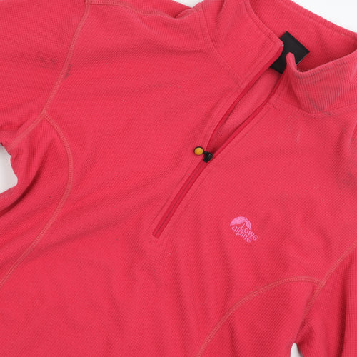 Lowe Alpine Women’s Pink Henley Sweatshirt Size S