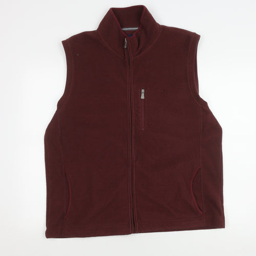 Lincoln Men's XL Purple Fleece Waistcoat