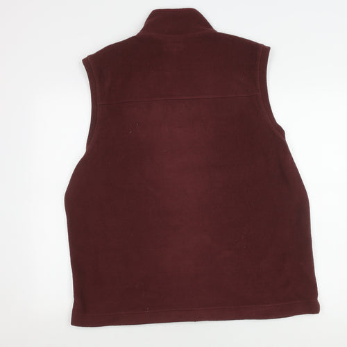 Lincoln Men's XL Purple Fleece Waistcoat