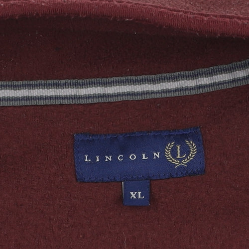 Lincoln Men's XL Purple Fleece Waistcoat