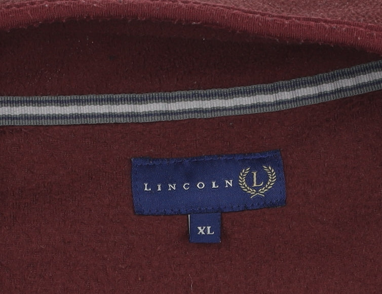 Lincoln Men's XL Purple Fleece Waistcoat