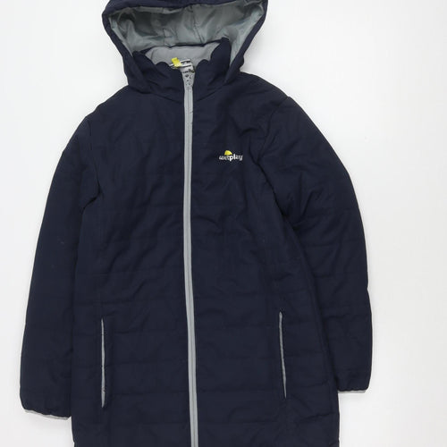Wetplay Boys Blue Puffer Jacket 11-12 Years Waterproof