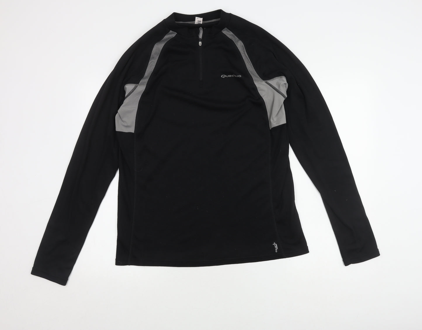 Quechua Men's XL Black Grey Hiking Jacket