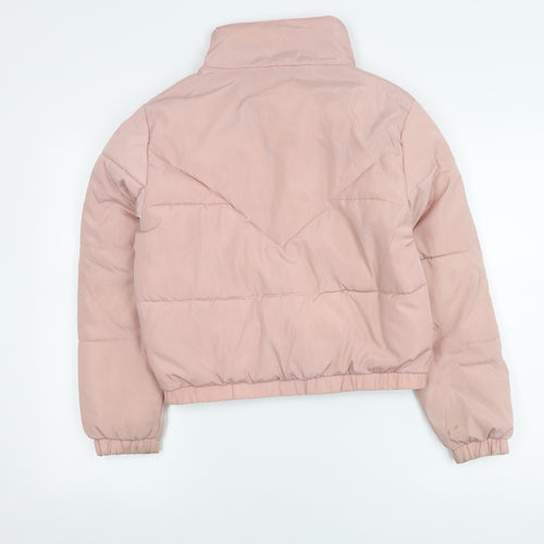 New Look Teens Pink Puffer Jacket S Winter Casual