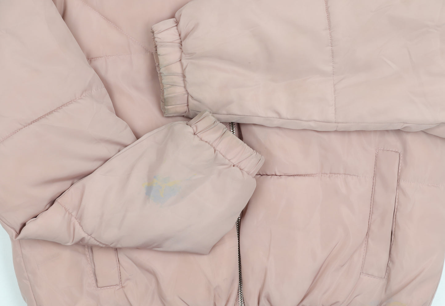 New Look Teens Pink Puffer Jacket S Winter Casual
