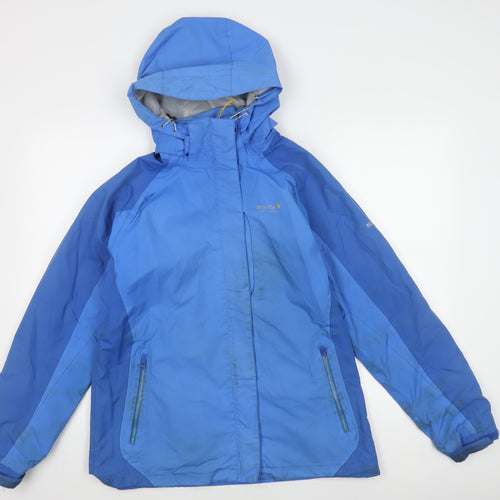 Regatta Women's Blue Waterproof Rain Coat Size 12
