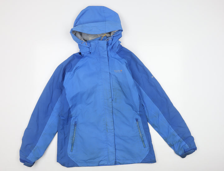 Regatta Women's Blue Waterproof Rain Coat Size 12