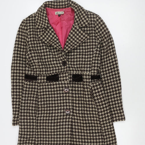 Will’s River Co. Women's Brown Wool Pea Coat Size 6