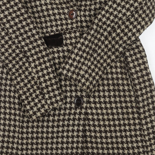 Will’s River Co. Women's Brown Wool Pea Coat Size 6