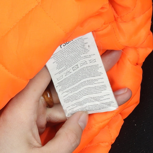 FSBN Men's Black Bomber Jacket L Skull Embroidered