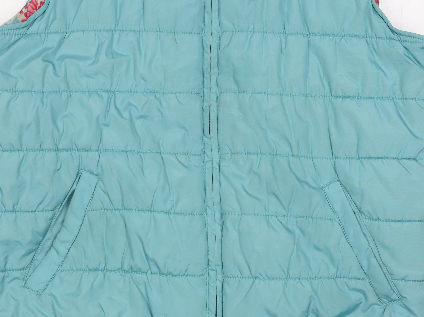Tulchan Women's Blue Quilted Waistcoat, Size 12