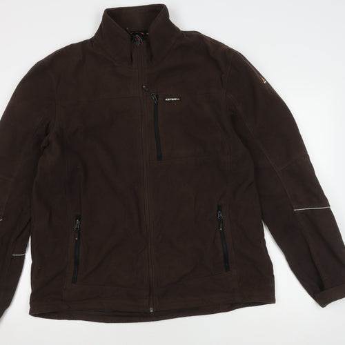 Icepeak Men's Brown 2XL Fleece Jacket for Hiking