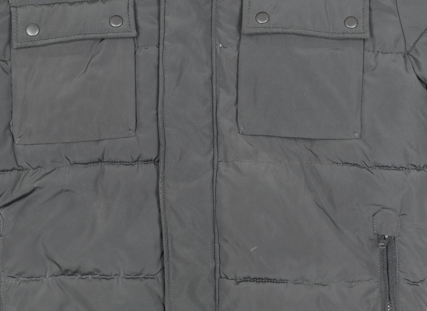 Jack & Jones Men's Black Puffer Jacket L