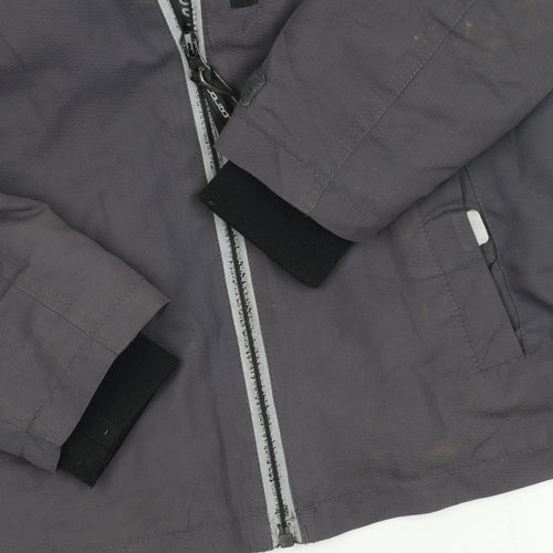 Marks and Spencer Grey Boys' Jacket, Size 5-6, Hooded, Lined
