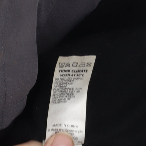 Marks and Spencer Grey Boys' Jacket, Size 5-6, Hooded, Lined
