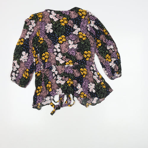 Myleene Klass Women's Multicoloured Wrap Blouse Size 10