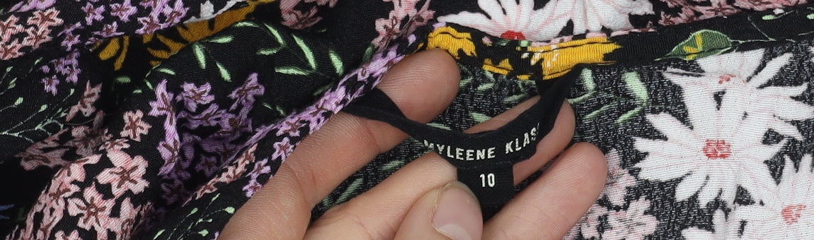 Myleene Klass Women's Multicoloured Wrap Blouse Size 10