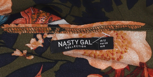 Nasty Gal Women's Multicoloured Size 12 Halter Camisole