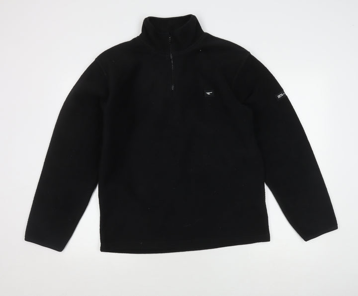 Hi-Tec Men's Black Fleece Pullover, Size S