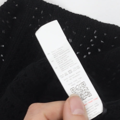 4th & Reckless Women's Black Cropped One Shoulder Top