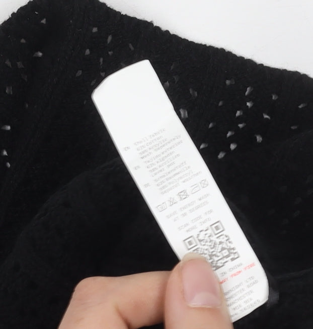 4th & Reckless Women's Black Cropped One Shoulder Top