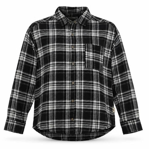 Hollister Women's Black XS Plaid Button-Up Shirt