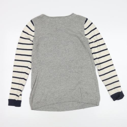 Mantaray Women's Grey Penguin Jumper Size 10