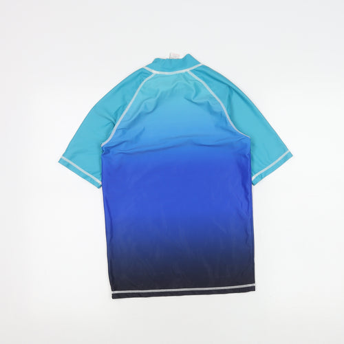 Next Boys Blue Ombré Rash Guard - Size 12 Years