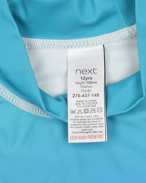 Next Boys Blue Ombré Rash Guard - Size 12 Years
