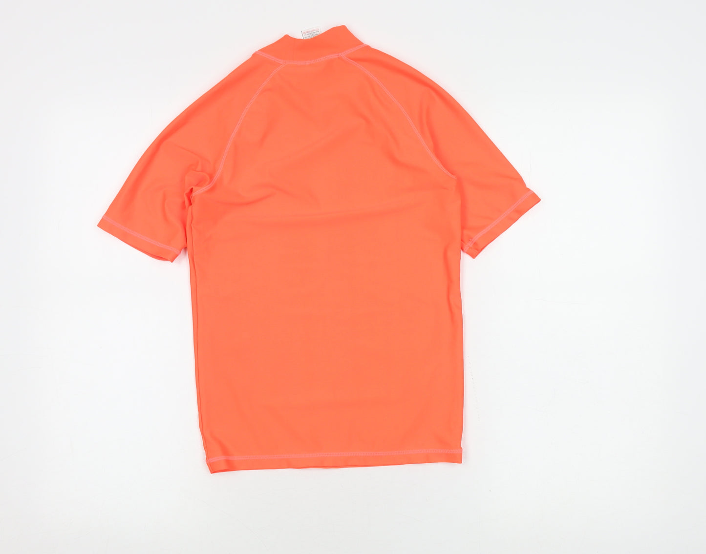 Next Boys Orange Rash Guard - 12 Years, UV-Protective Swim Top
