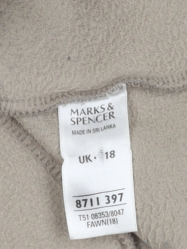 Marks and Spencer Women's Beige Waistcoat Size 18