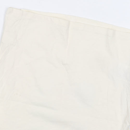 H&M Girls Ivory Graphic T-Shirt, Size 4-6 Years, Cotton