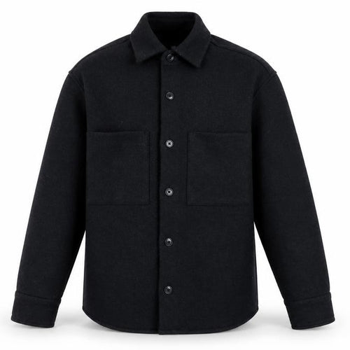 H&M Men’s Black Relaxed Fit Casual Shirt, Size S