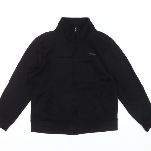 LA Gear Women's Black Full Zip Hoodie Size 14
