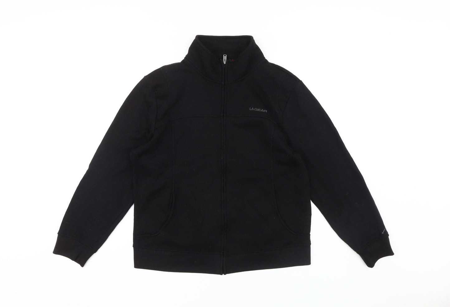 LA Gear Women's Black Full Zip Hoodie Size 14
