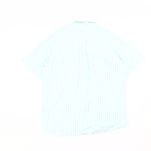Cotton Traders Men's Blue Check Shirt M