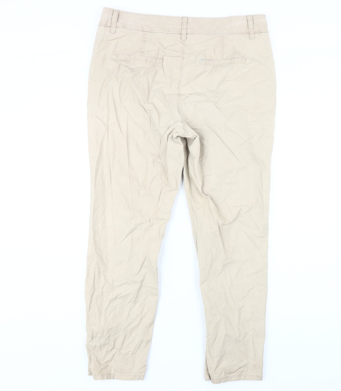 Next Women's Beige Chino, Size 14, Casual Trousers