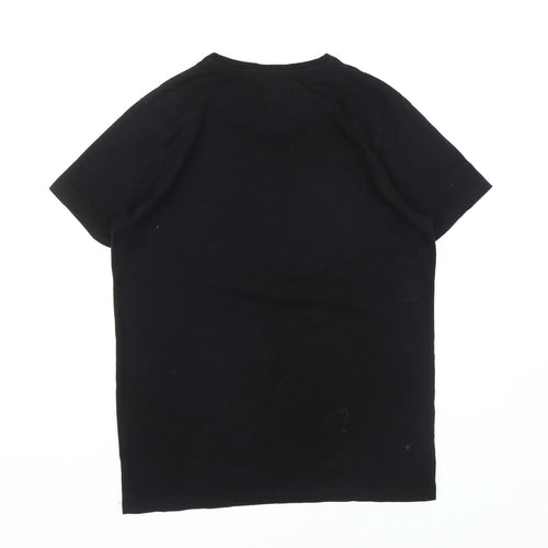 Avenzi Men's Black M Graphic Print T-Shirt