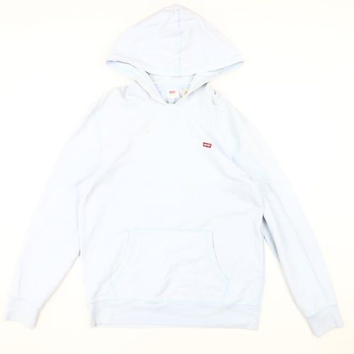Levi's Men's Blue Pullover Hoodie, Size M, Lightweight